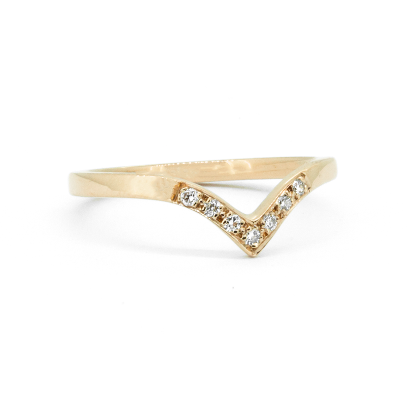 Diamond Point Ring