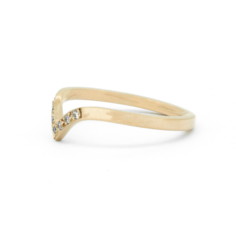 Diamond Point Ring