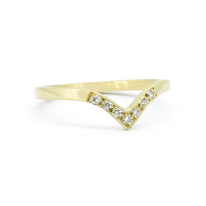 Diamond Point Ring