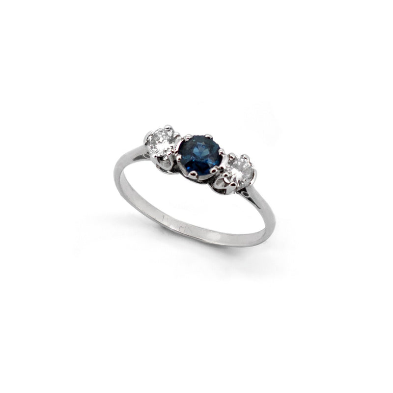 Vintage Sapphire Trilogy Ring