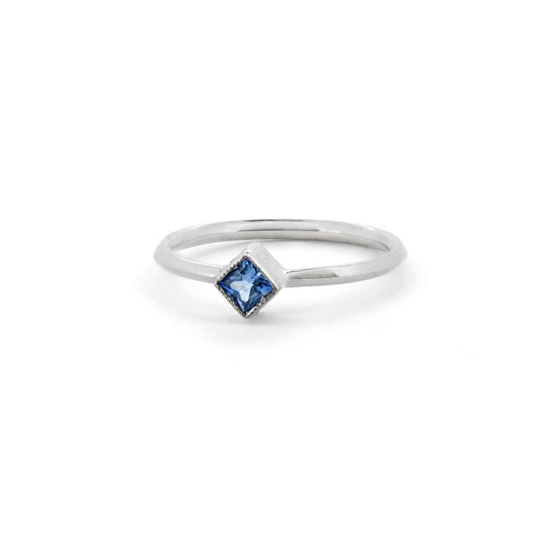 Sapphire Atlas Ring