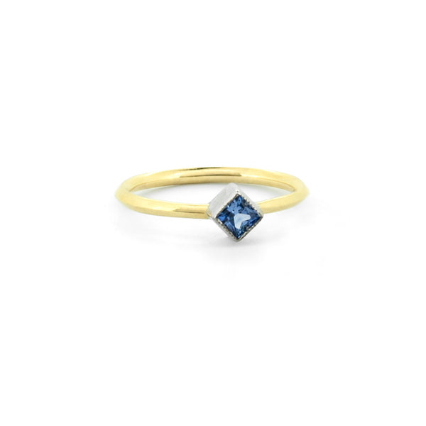 Sapphire Atlas Ring