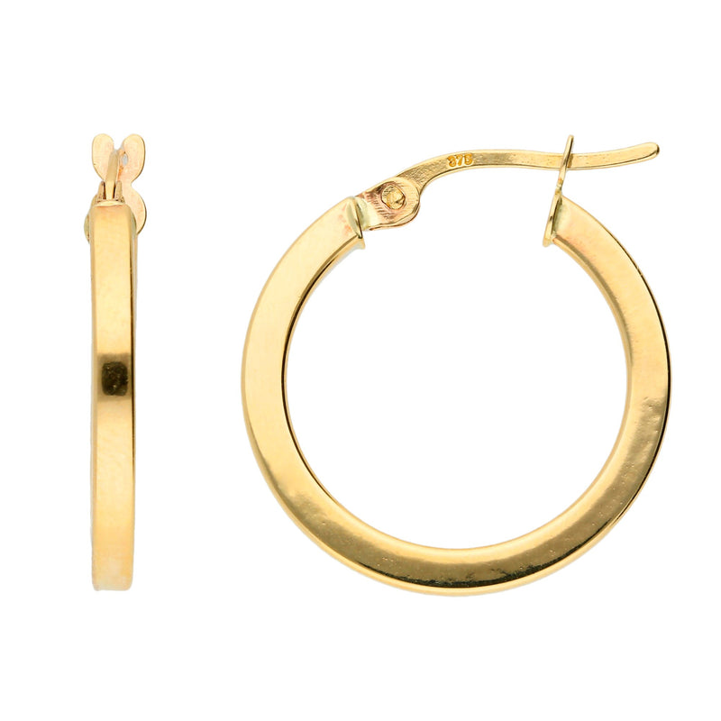 Modernist Hoop Earrings