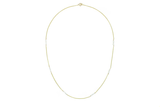 White Pearl Grace Necklace - 9ct Gold