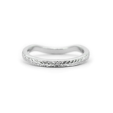 Wreath Diamond Curve Ring