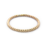 9ct Gold Skinny Ball Stacking Ring